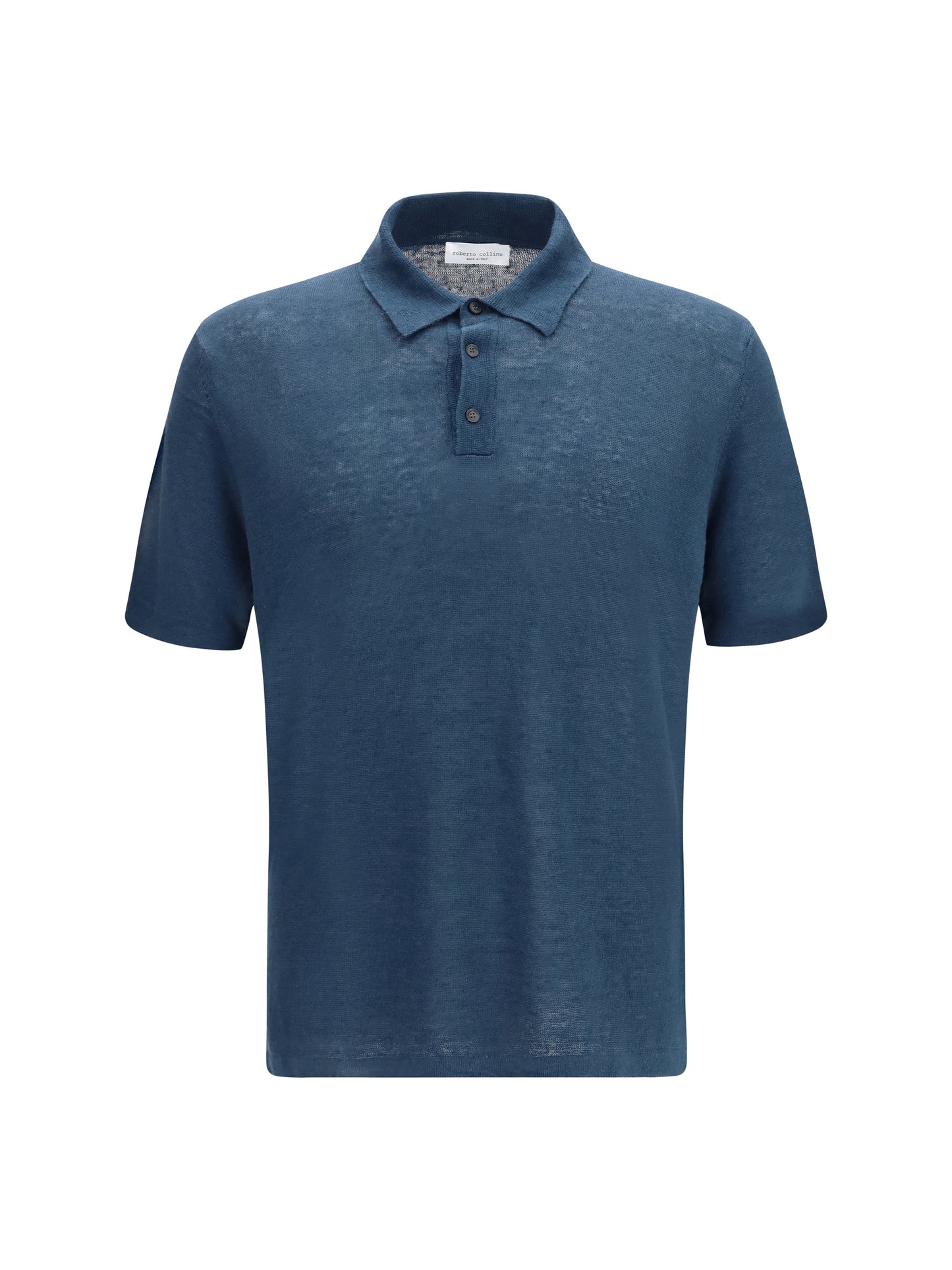 Polo Shirt Teal Linen