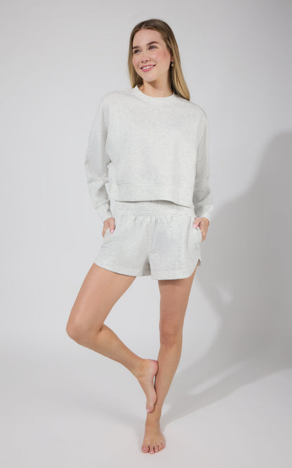 Softlite Pullover Sweatshirt and Short Set