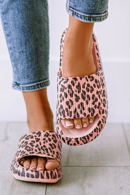 Threaded Pear Thick Sole Slip On Slippers