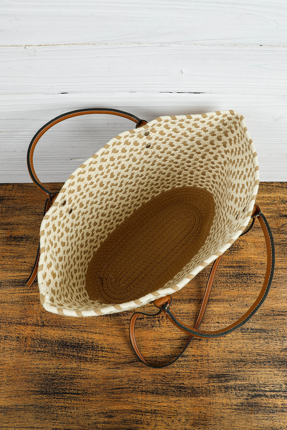 Threaded Pear Jaylani Woven Tote Bag