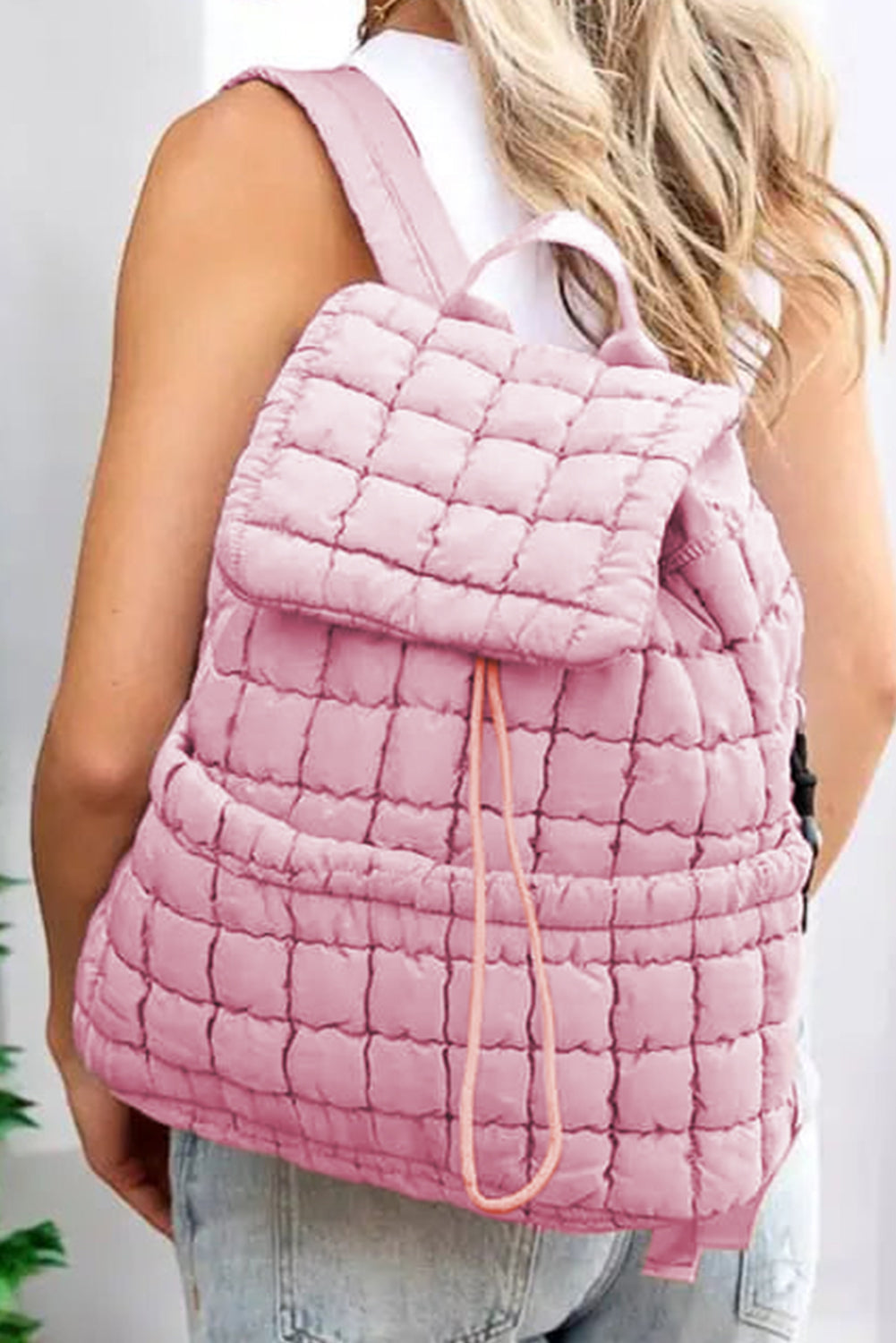 Threaded Pear Natalie Quilted Puffer Backpack