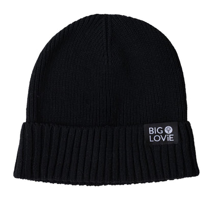 Badass Cotton Cashmere Beanie | Black