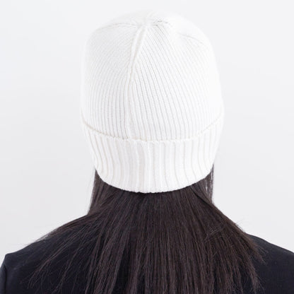 Badass Cotton Cashmere Beanie | Ivory