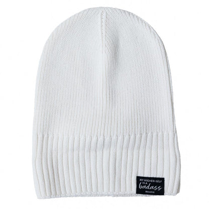Badass Cotton Cashmere Beanie | Ivory