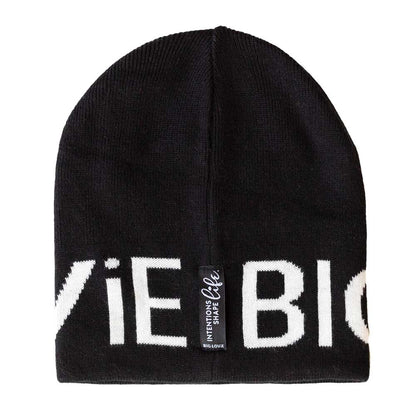 Big Lovie Jacquard Intentions Beanie | Black