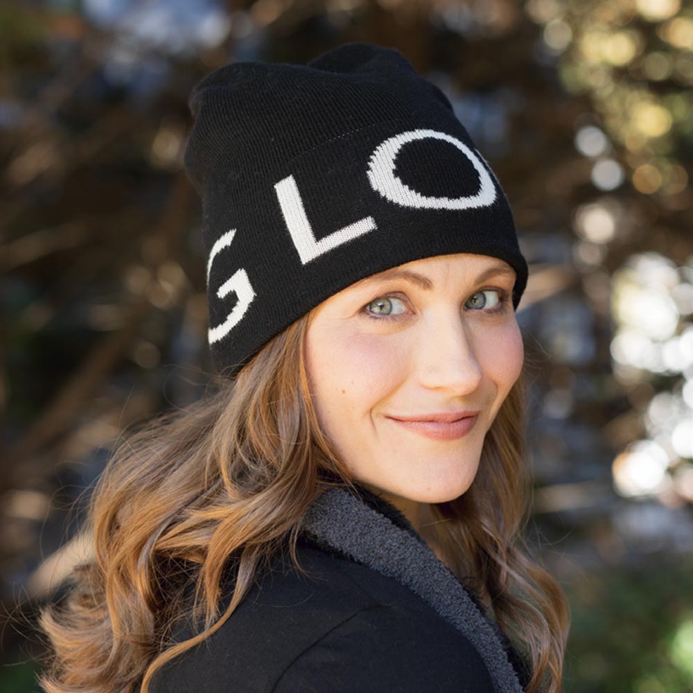 Big Lovie Jacquard Intentions Beanie | Black