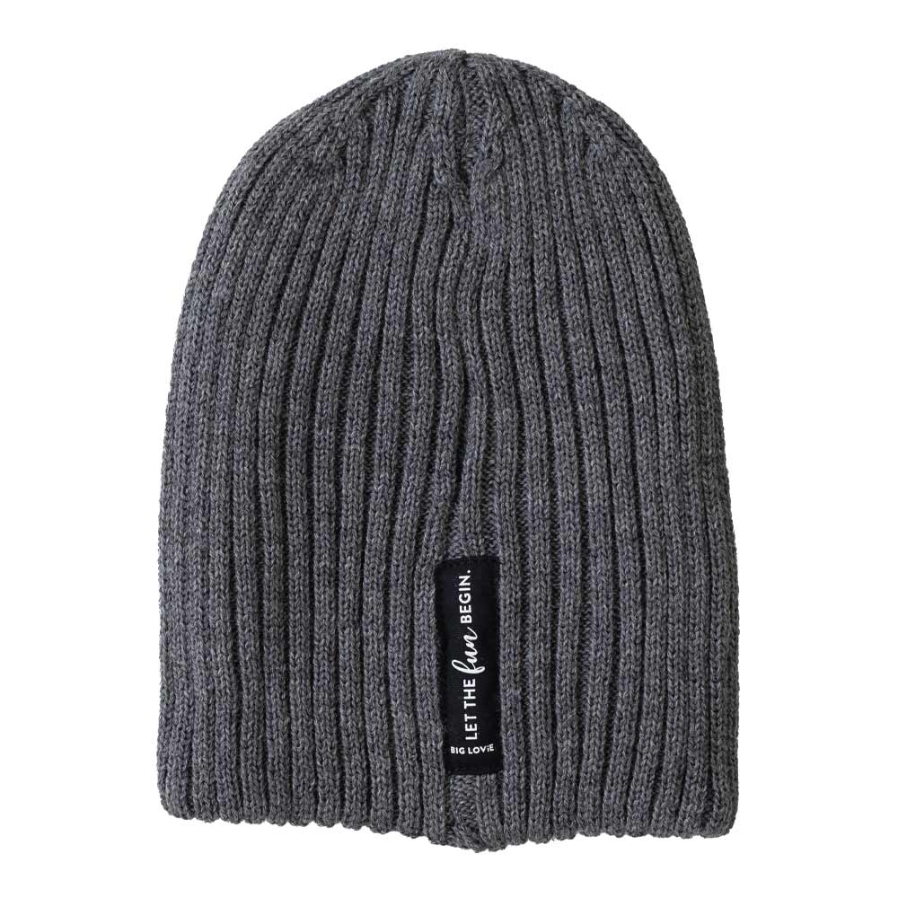 Let the Fun Begin Beanie | Dark Gray