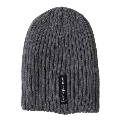 Let the Fun Begin Beanie | Dark Gray