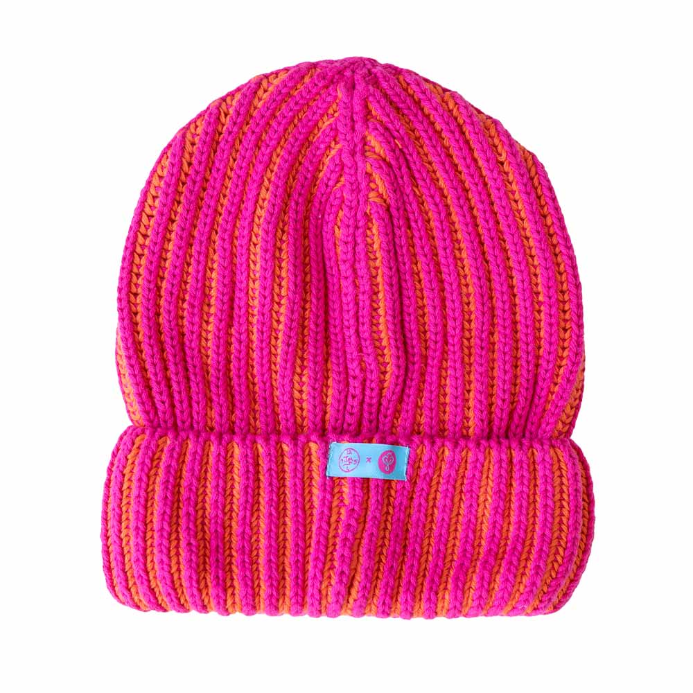 Jm X Bl Cosmic Color Contrast Hat | Fuchsia