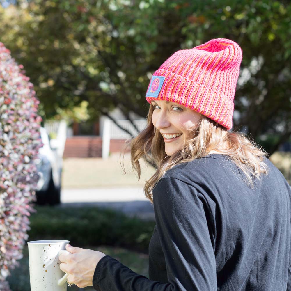 Jm X Bl Cosmic Color Contrast Hat | Fuchsia