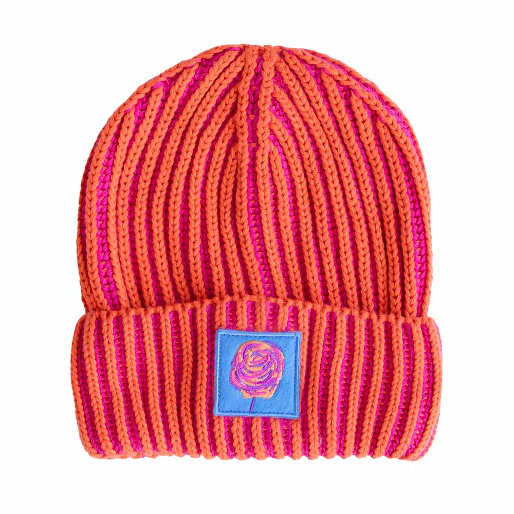 Jm X Bl Cosmic Color Contrast Hat | Tangerine