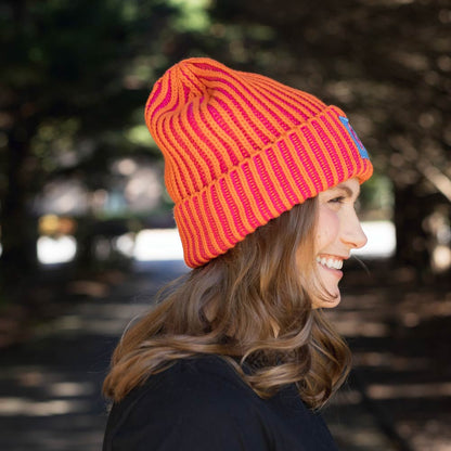 Jm X Bl Cosmic Color Contrast Hat | Tangerine
