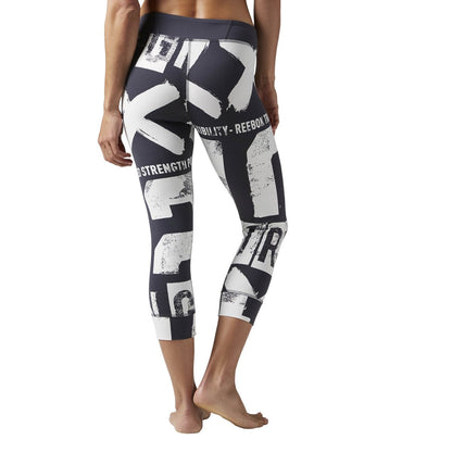 Reebok Women's Rcf Crossfit Boldface Capri