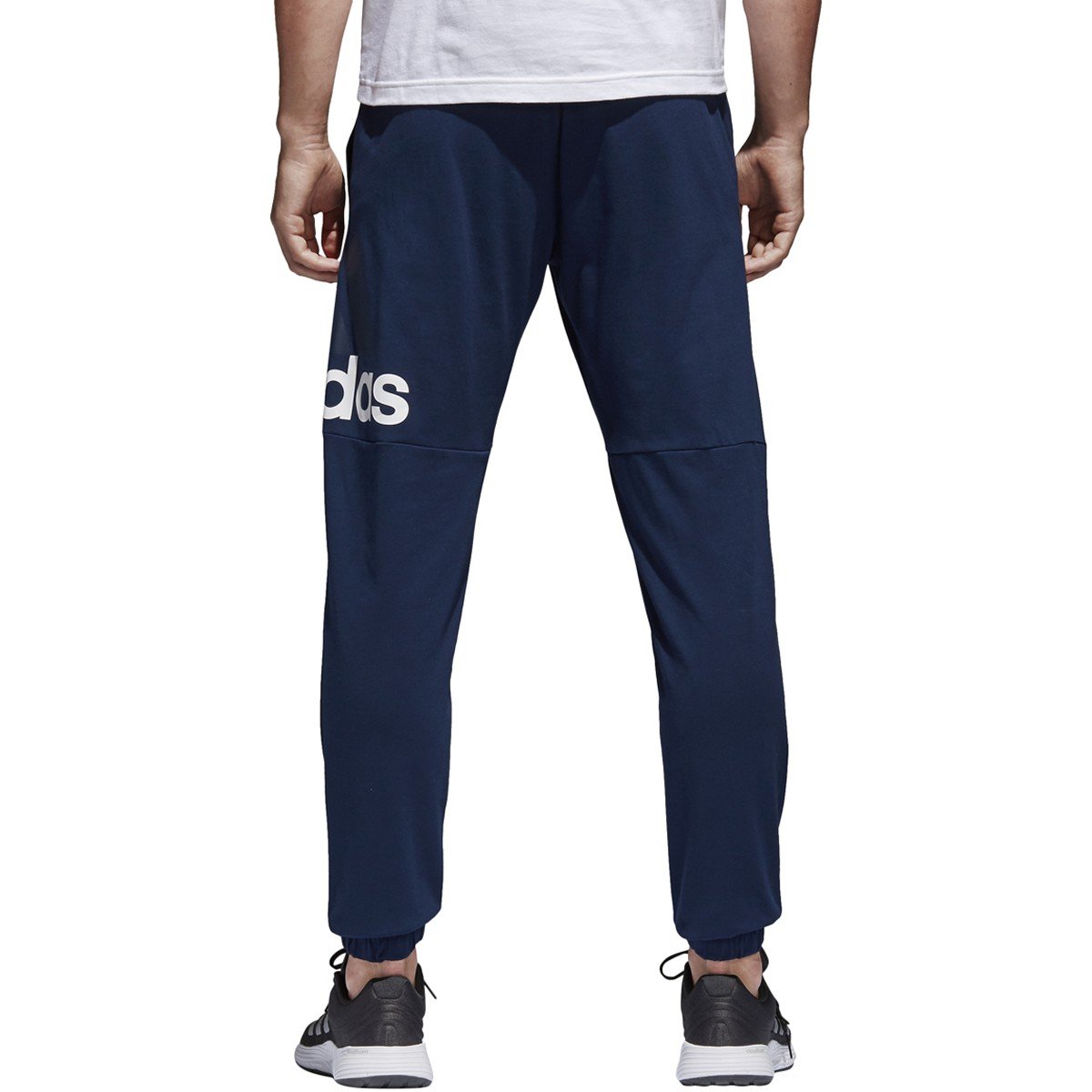 adidas Men's Essentials Linear Logo Sweatpant