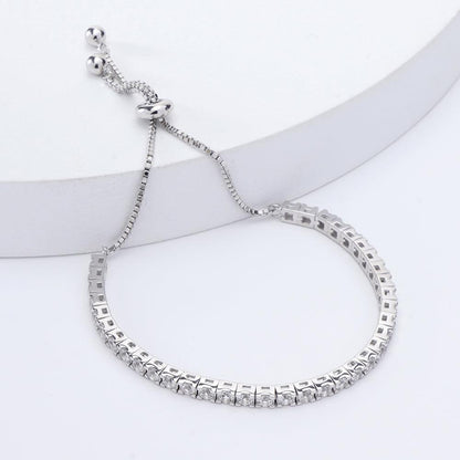 White Sapphire Tennis Bracelet