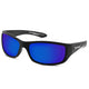 Matte Black w/ Blue Mirror Lens