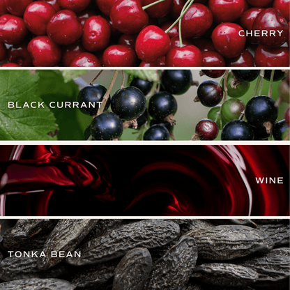 Blackwood Cherry Soy Candle - Red Matte Jar - 15 oz