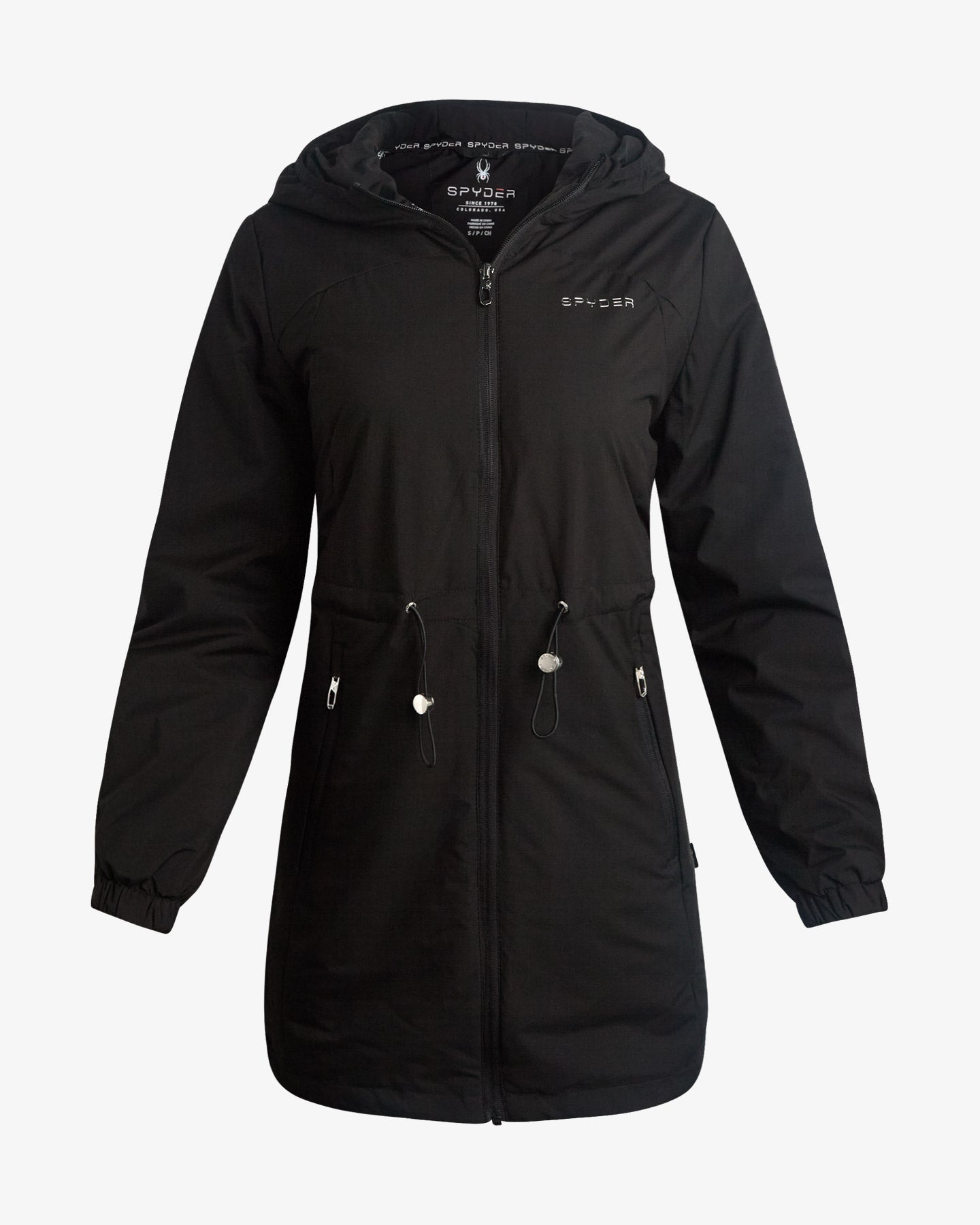 Women's Long Spyder Lite Jacket - Black