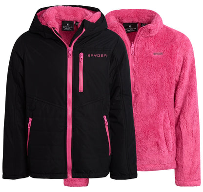 Spyder Girls' 3-in-1 Jacket - Black