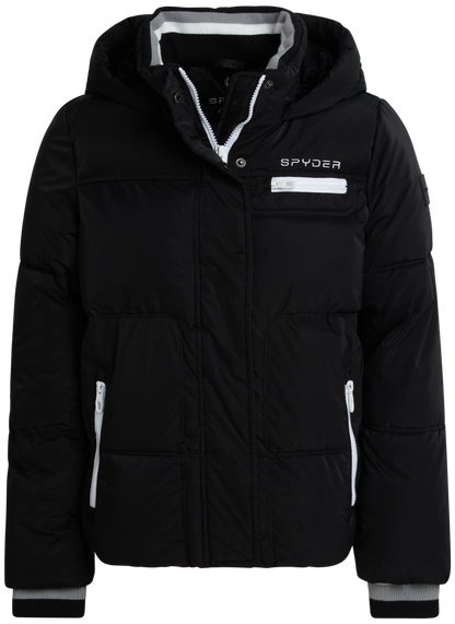 Spyder Girls' Puffer Jacket - Black