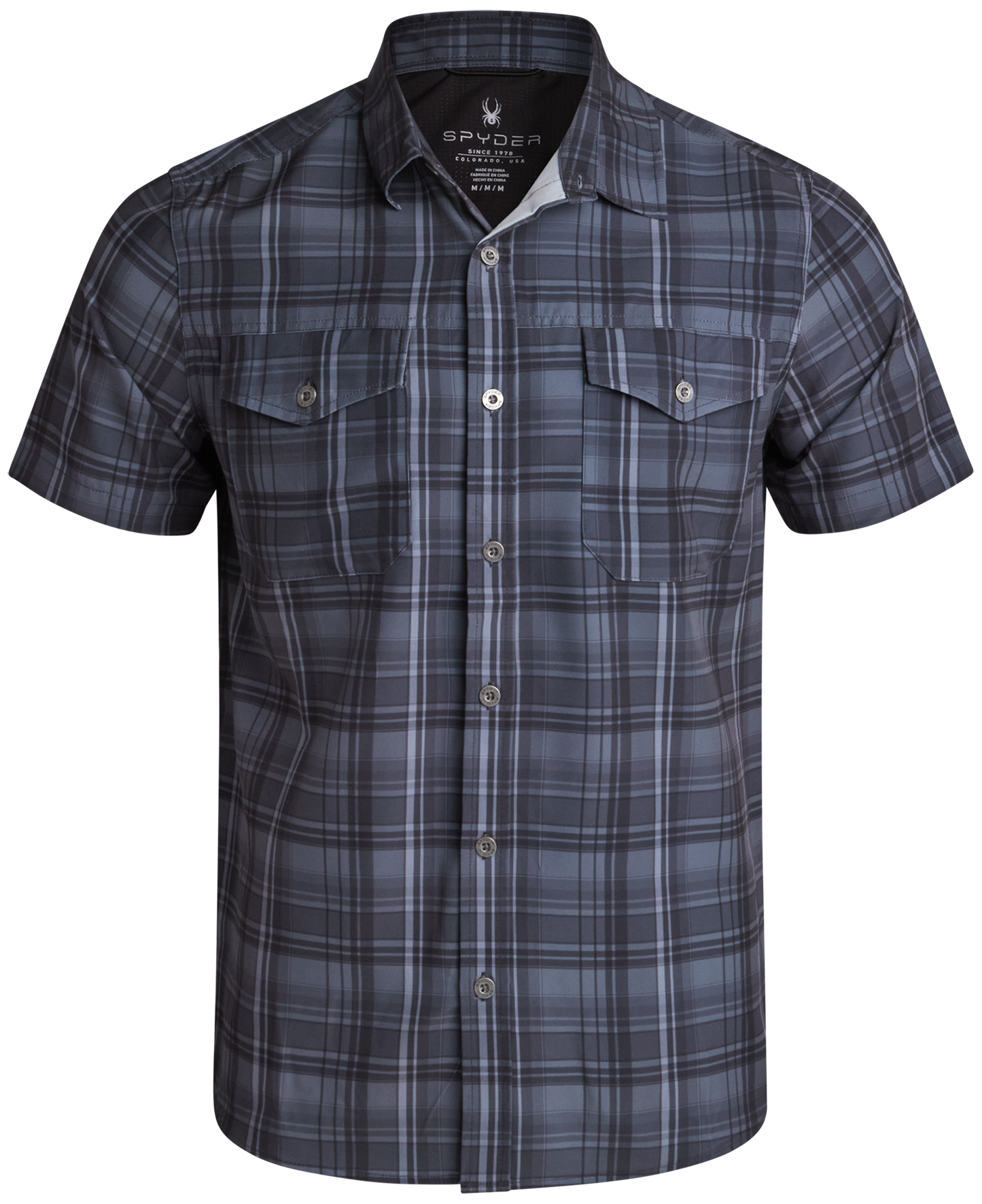 Men's Seaside Collared Shirt - Black