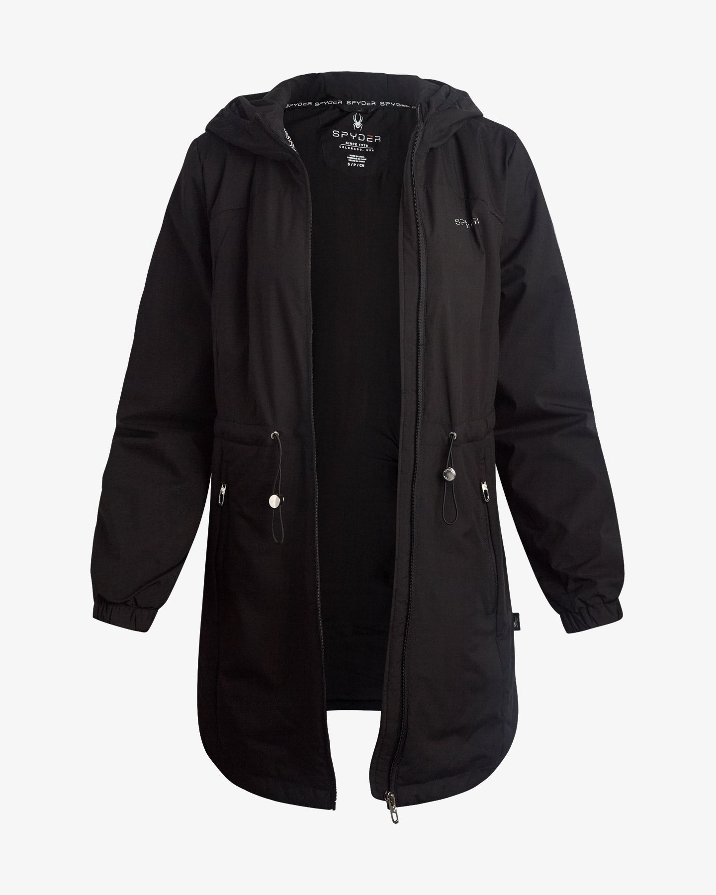 Women's Long Softshell Jacket - Black