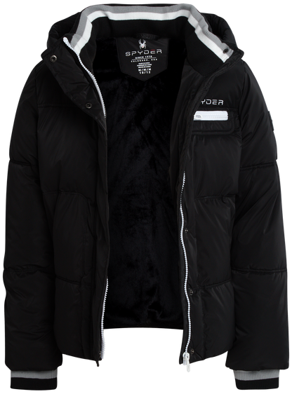 Spyder Girls' Puffer Jacket - Black