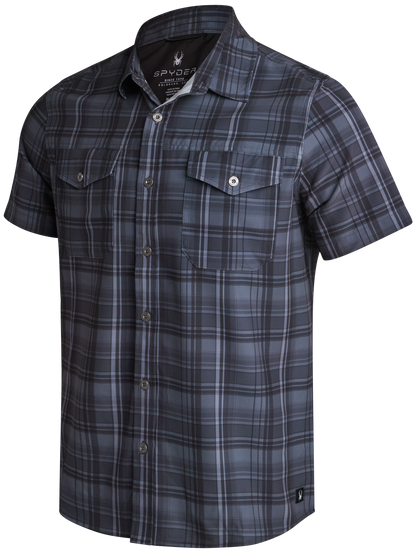 Men's Seaside Collared Shirt - Black