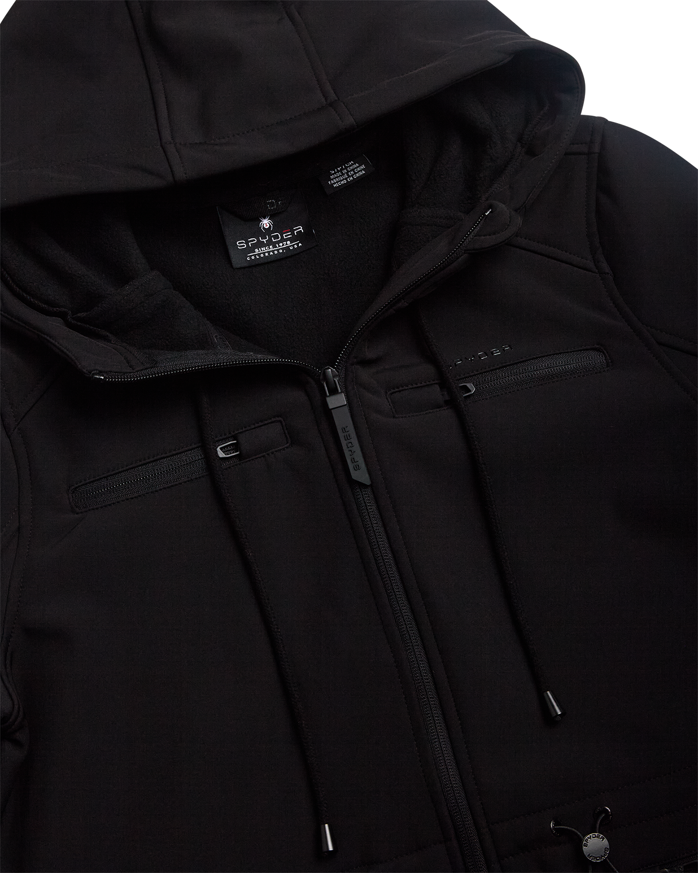 Spyder Womens Long Softshell Jacket - Black