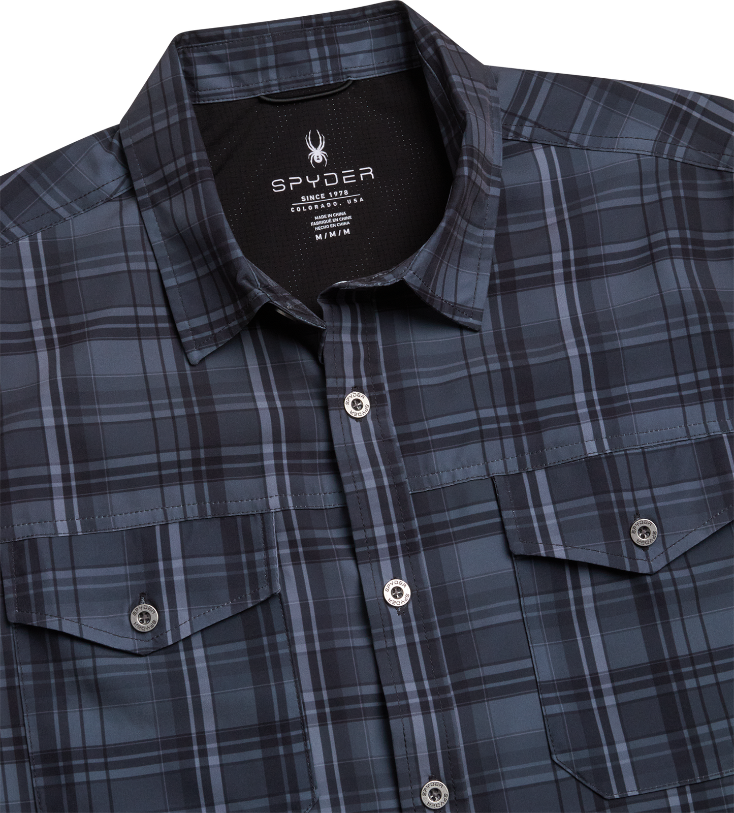 Men's Seaside Collared Shirt - Black