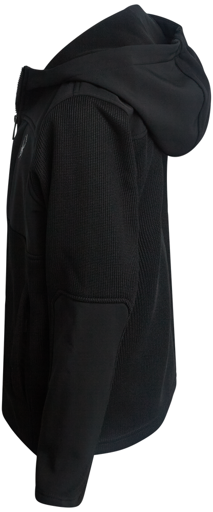 Spyder Boys' Sweater Fleece Jacket - Black