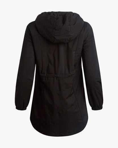 Women's Long Softshell Jacket - Black