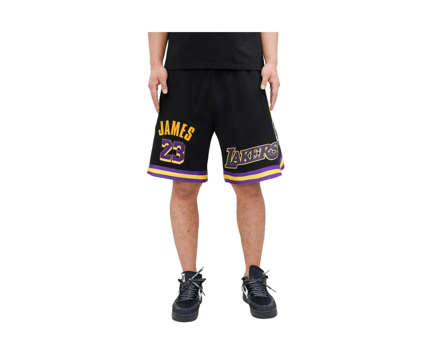 Pro Standard Los Angeles Lakers Lebron James Pro Team Men Shorts Black