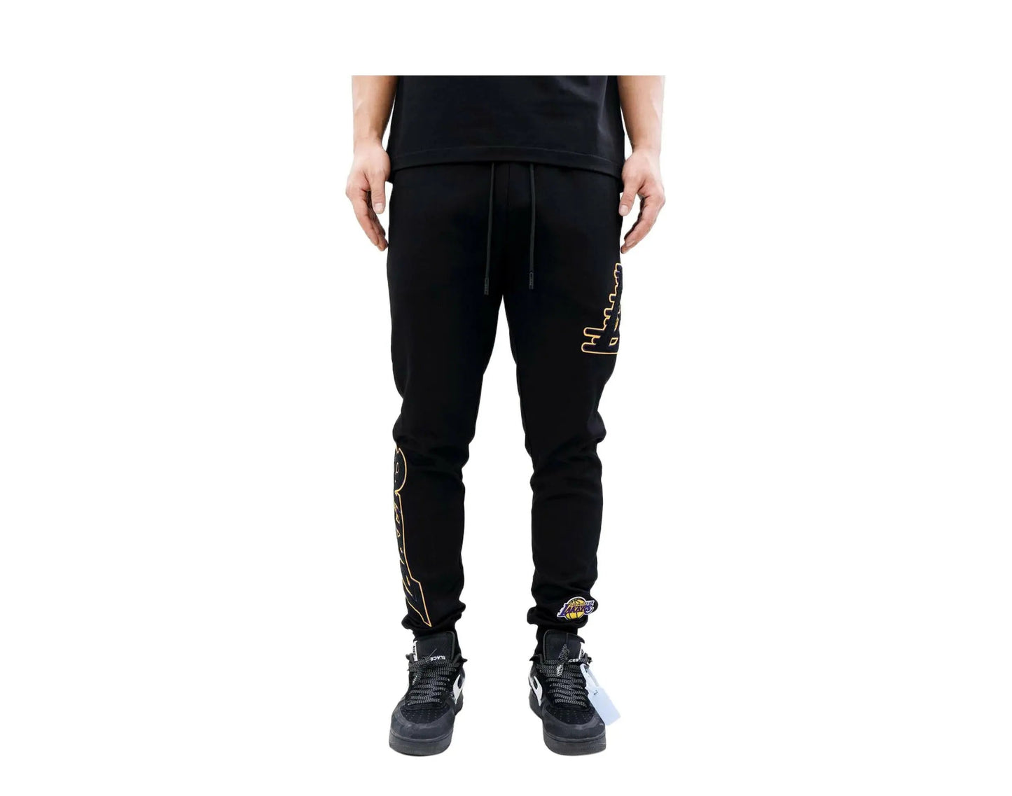 Pro Standard NBA Los Angeles Lakers Blended Men Jogger Pants Black