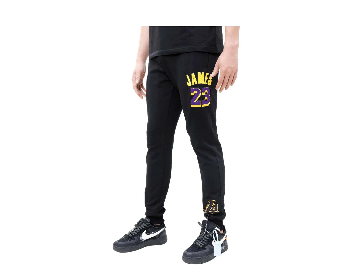 Pro Standard Los Angeles Lakers Lebron James Pro Team Men Joggers Black