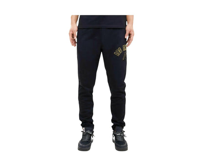 Pro Standard NBA Los Angeles Lakers Stacked Logo Men Sweatpants Black