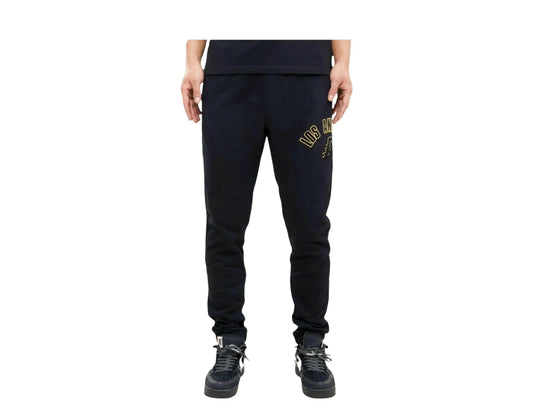 Pro Standard NBA Los Angeles Lakers Stacked Logo Men Sweatpants Black