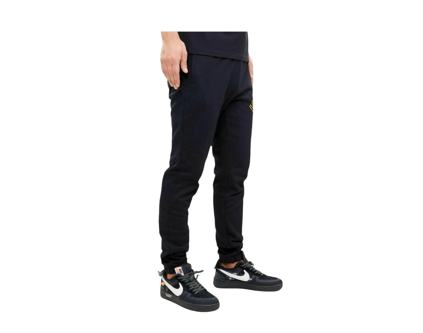 Pro Standard NBA Los Angeles Lakers Stacked Logo Men Sweatpants Black