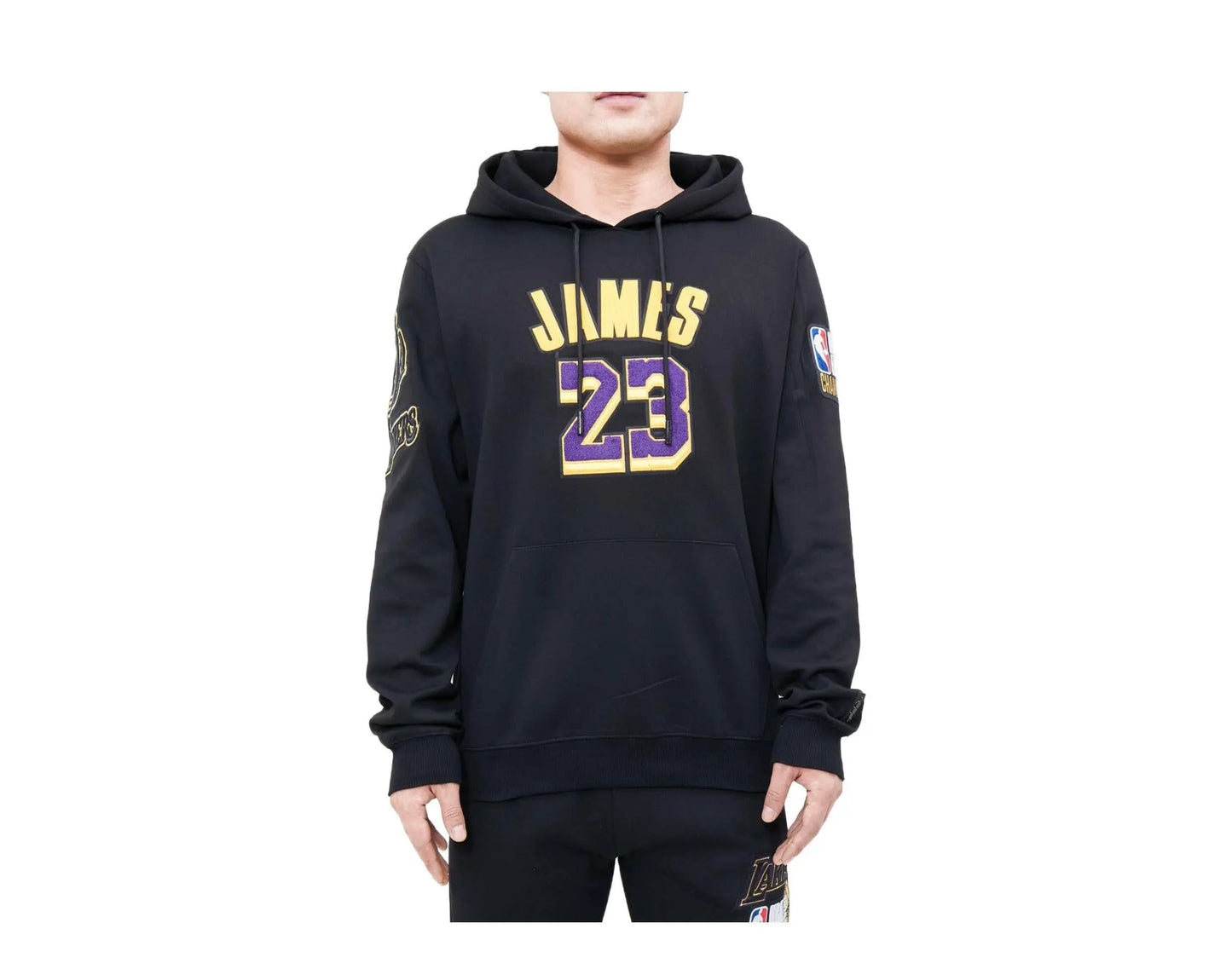 Pro Standard Los Angeles Lakers Lebron James Pro Team Men Hoodie Black