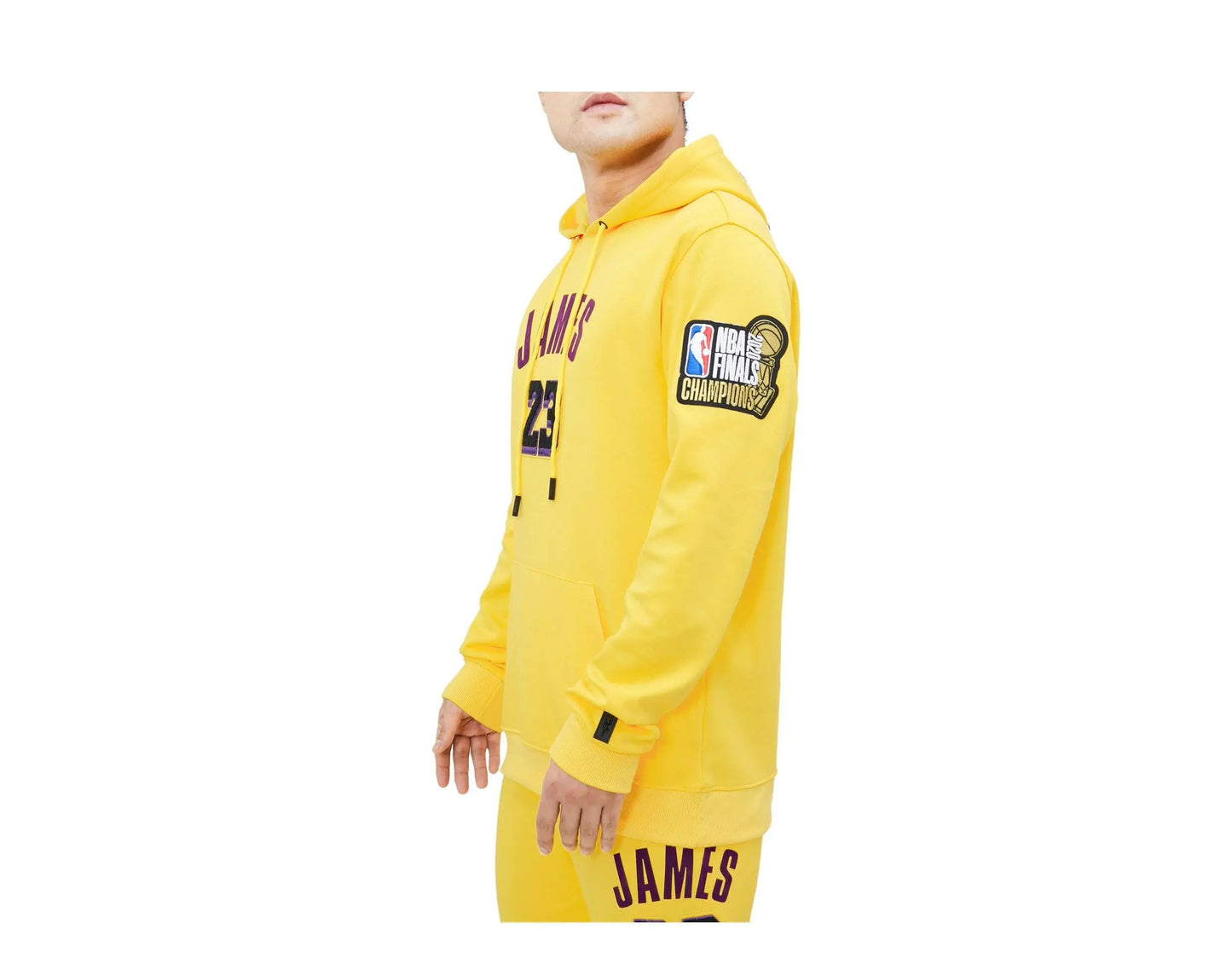 Pro Standard Los Angeles Lakers Lebron James Pro Team Men Hoodie Yellow