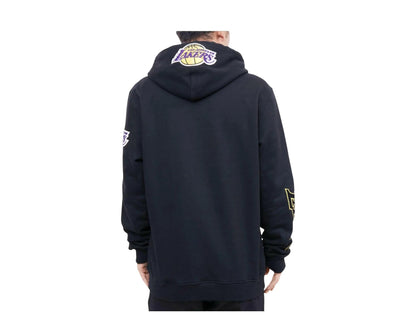Pro Standard NBA Los Angeles Lakers Stacked Logo Men Hoodie Black