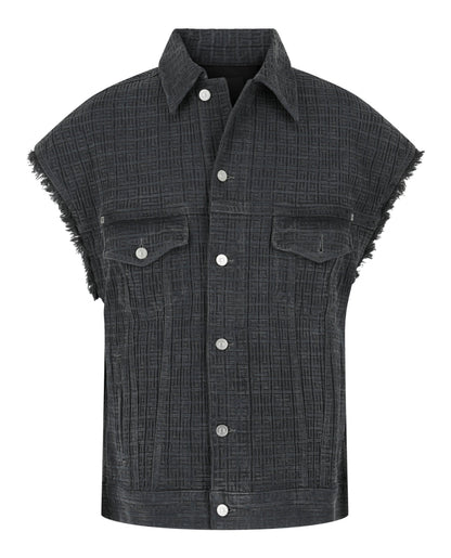 Givenchy Oversized 4G Denim Vest