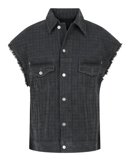 Givenchy Oversized 4G Denim Vest