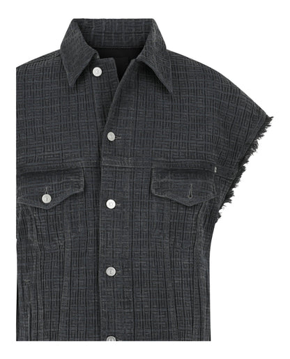 Givenchy Oversized 4G Denim Vest