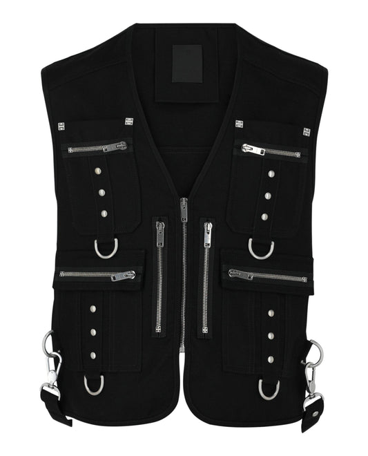 Givenchy Multi-Pocket Wool Vest