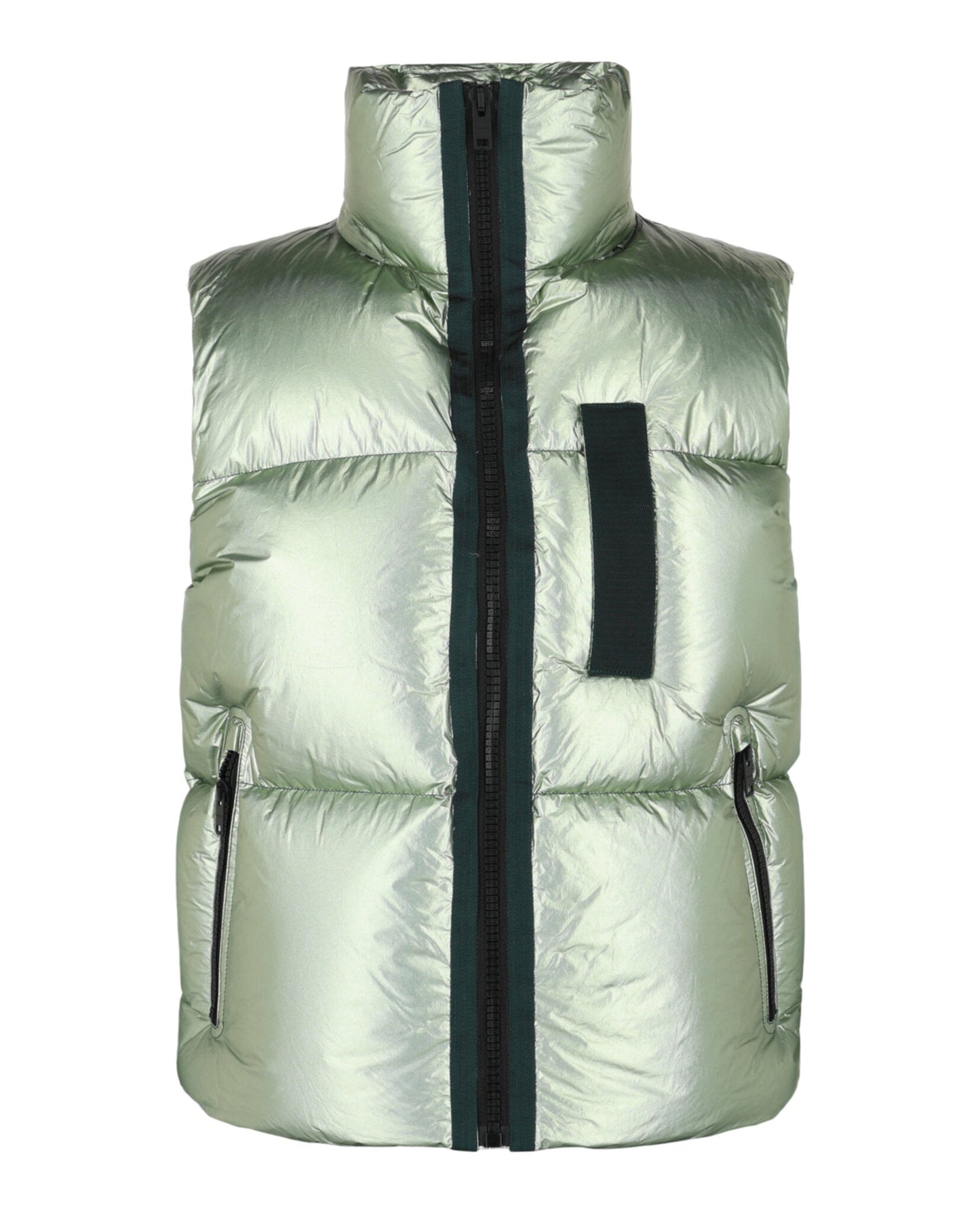 Givenchy Metallic-Finish Down Puffer Vest