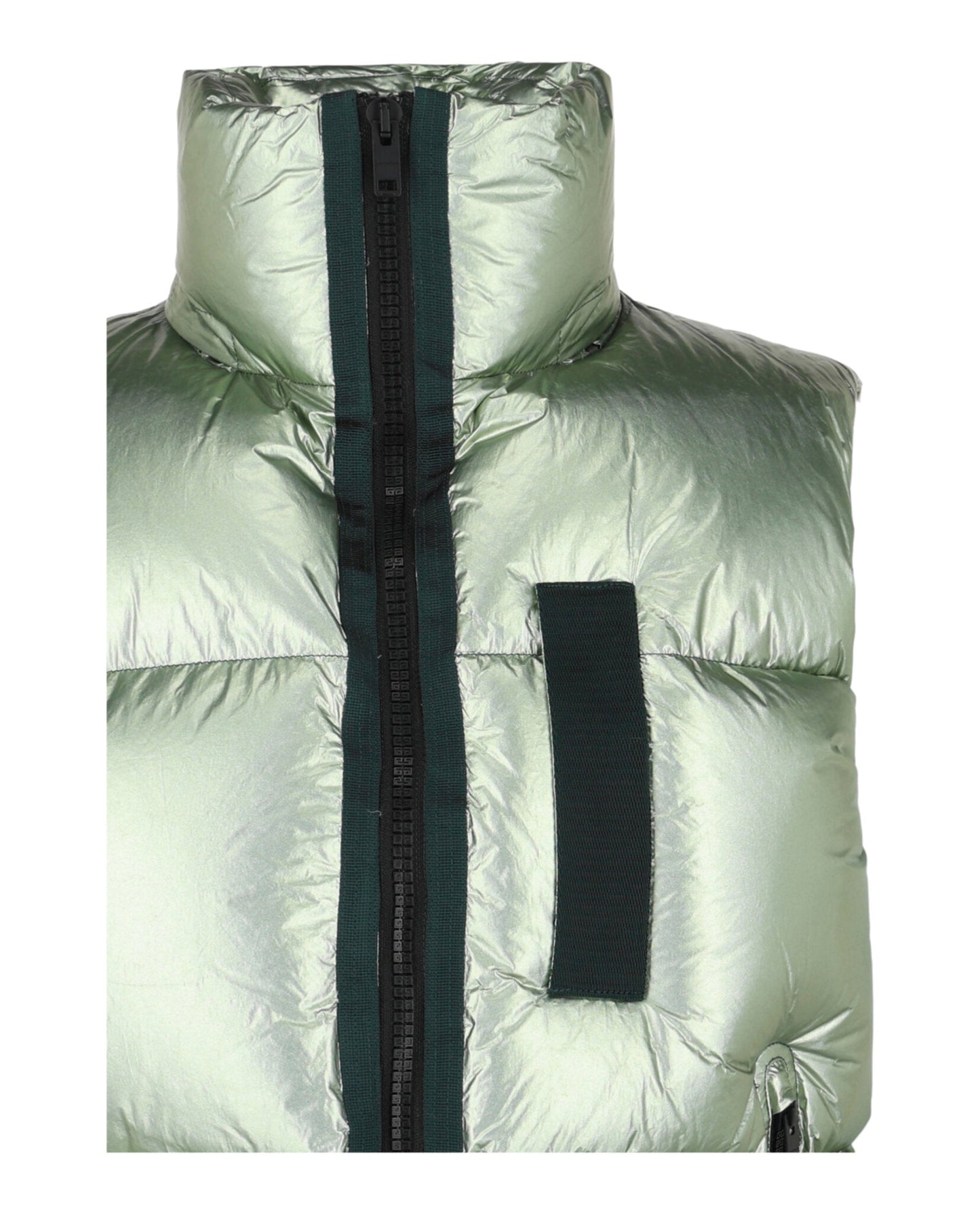 Givenchy Metallic-Finish Down Puffer Vest