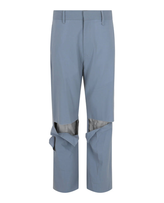 Givenchy Destroyed Straight Fit Pants