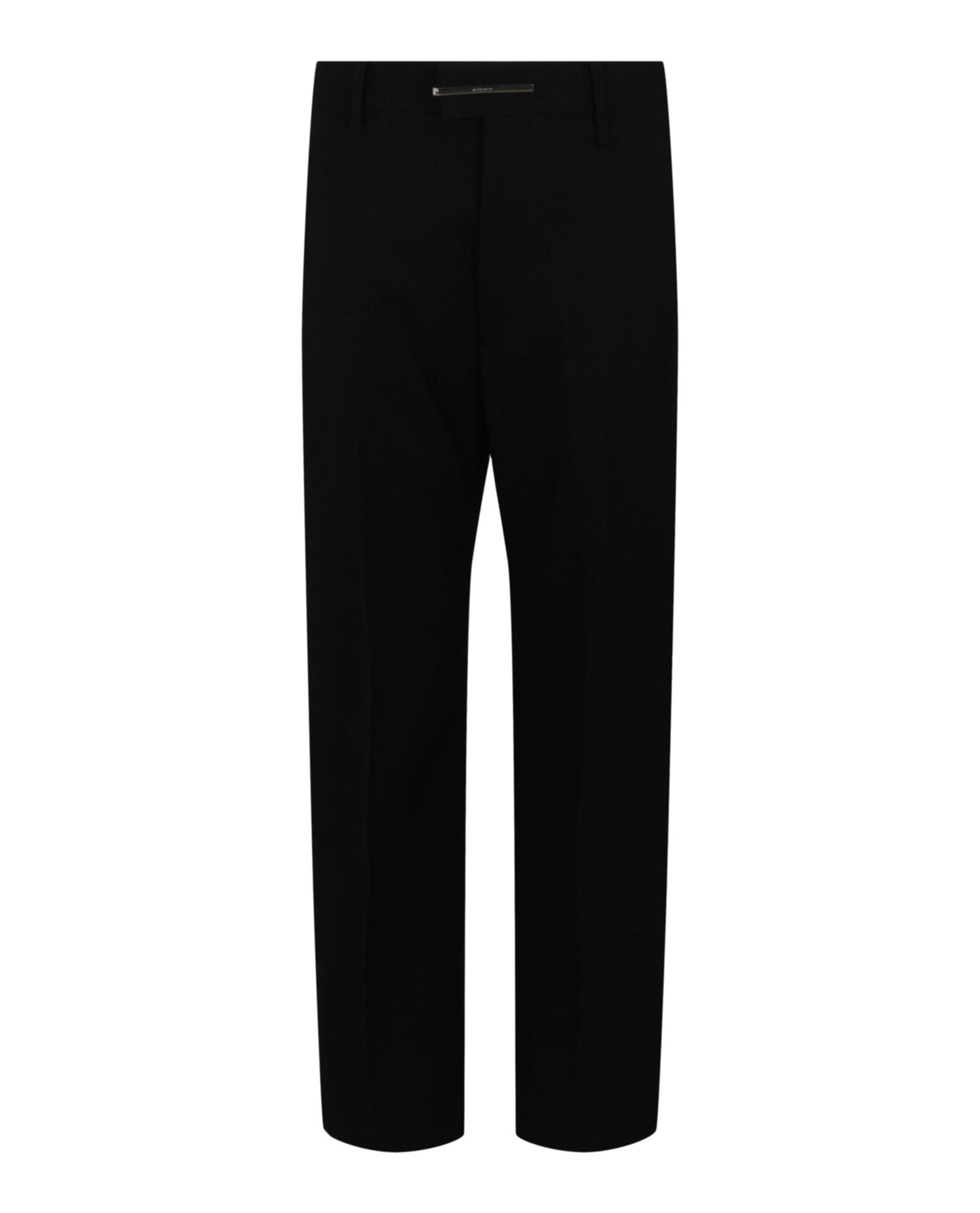 Givenchy Straight Fit Pants With Metal Clip Closure