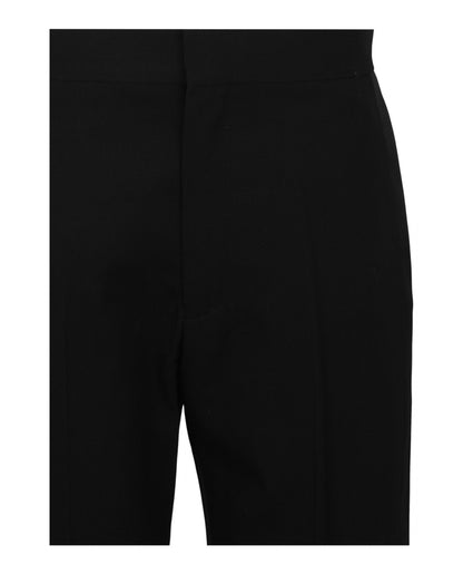 Givenchy Slim-Fit Tailored Pants With Satin Piping